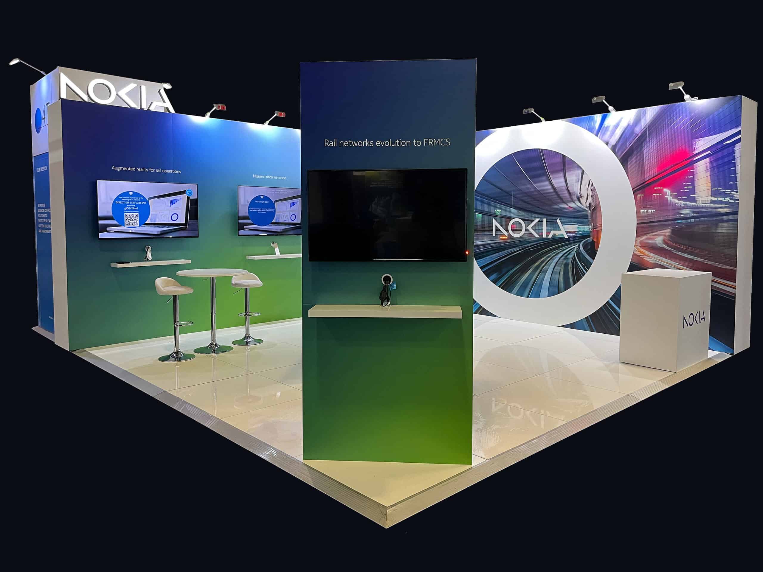 nokia expo display hire by select exhibitions