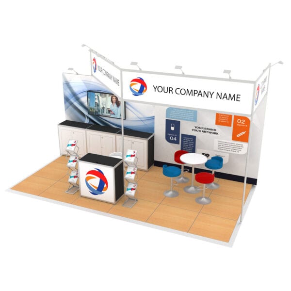 6m x 3m exhibition stand packages