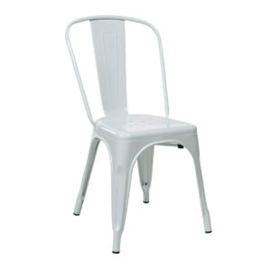 white tolix chair
