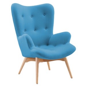 blue featherston chair hire