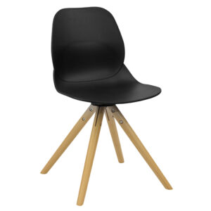 jasper black plastic shell chair hire