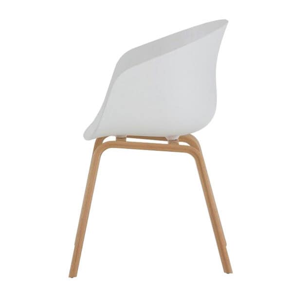 tamara dining room chair hire side view