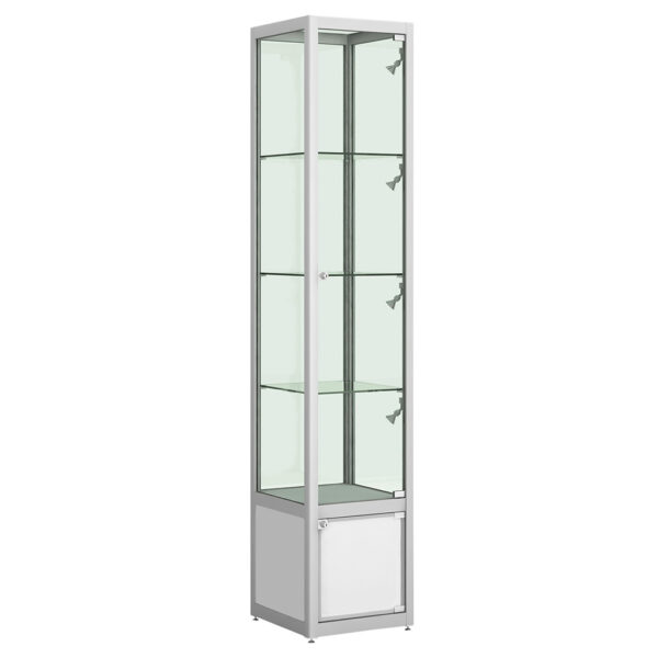 display glass showcase cabinet hire